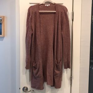 Madewell Fuzzy Pinkish Sweater